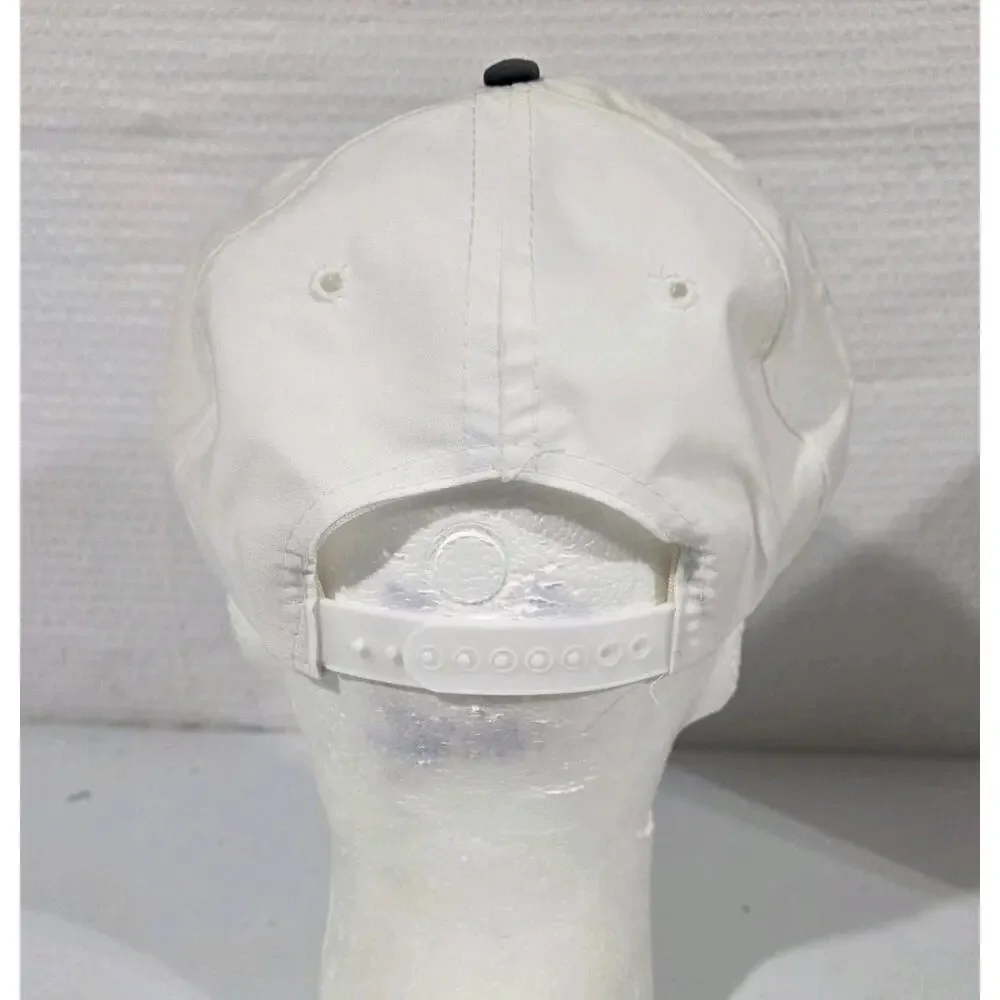Vtg Oklahoma State Cowboys Script Snapback Cap White Orange Black NCAA Hat Cap